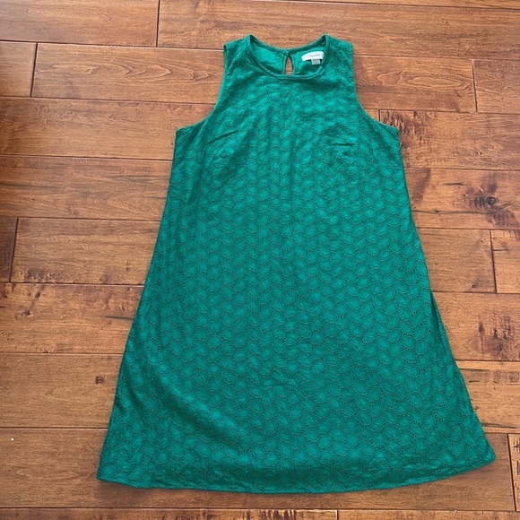 Calvin Klein Eyelet Pattern Shift Dress Size 8 - Picture 6 of 13